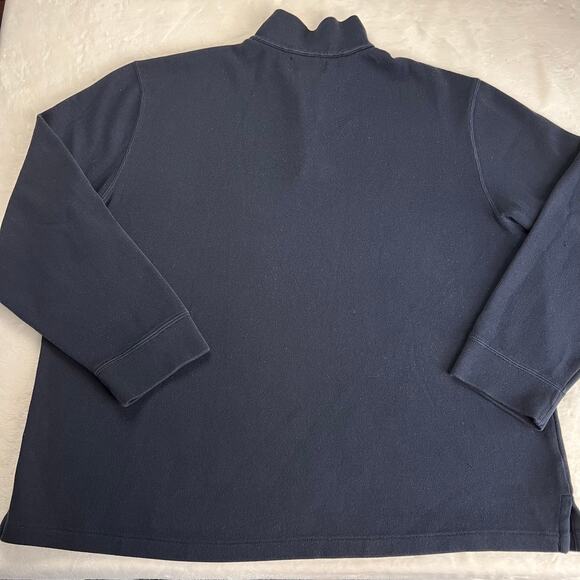 Polo Ralph Lauren Vintage 1/4 Zip Ribbed Sweater Pullover Men's size XXL - Picture 2 of 7